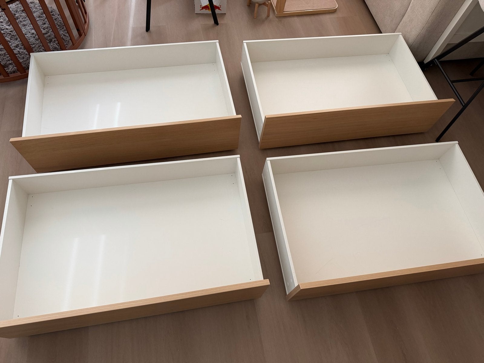 Malm bedlade voor 160 cm bed - Zo goed als nieuw, Ophalen, Tweepersoons, Zo goed als nieuw, Crème