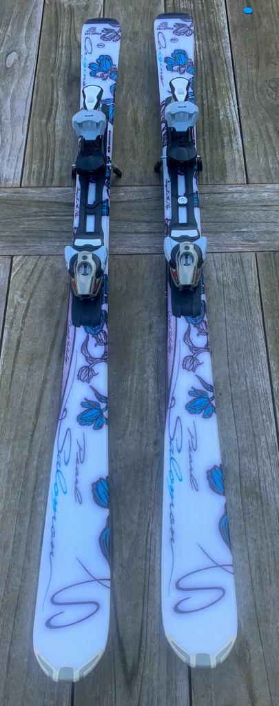 Salomon Pearl dames ski's - 144 cm, Ophalen, 140 tot 160 cm, Gebruikt, Salomon