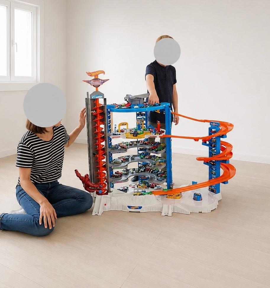 Grote Hot Wheels Ultimate Garage Speelgoedgarage, Ophalen of Verzenden, Gebruikt