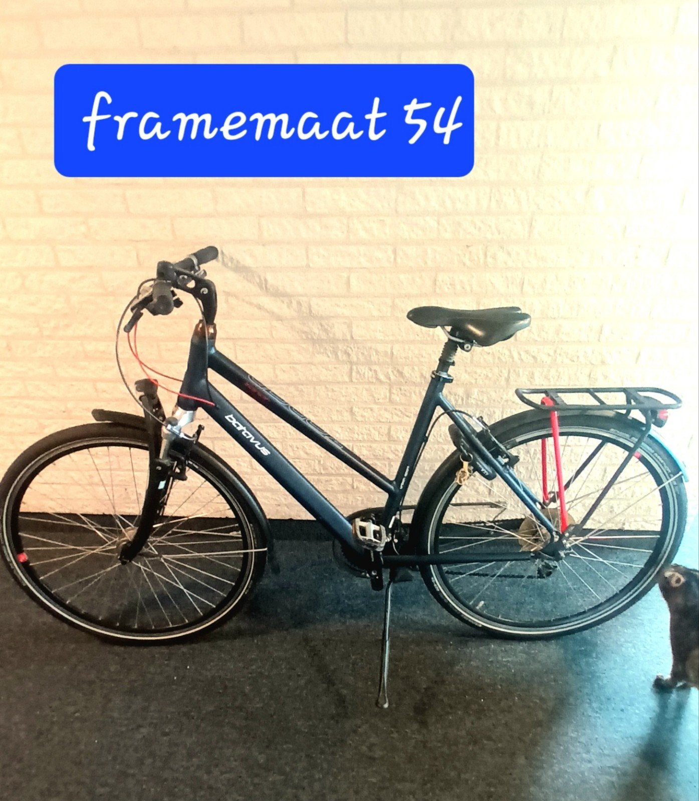 Batavus Zonar damesfiets mt54 met gebruikerssporen, Fietsen en Brommers, 53 tot 56 cm, Ophalen of Verzenden, Gebruikt, Batavus