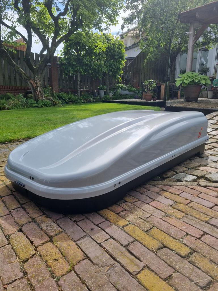 Dakkoffer 580 liter inhoud, zeer nette staat., Auto diversen, Dakkoffers, Zo goed als nieuw, Ophalen of Verzenden