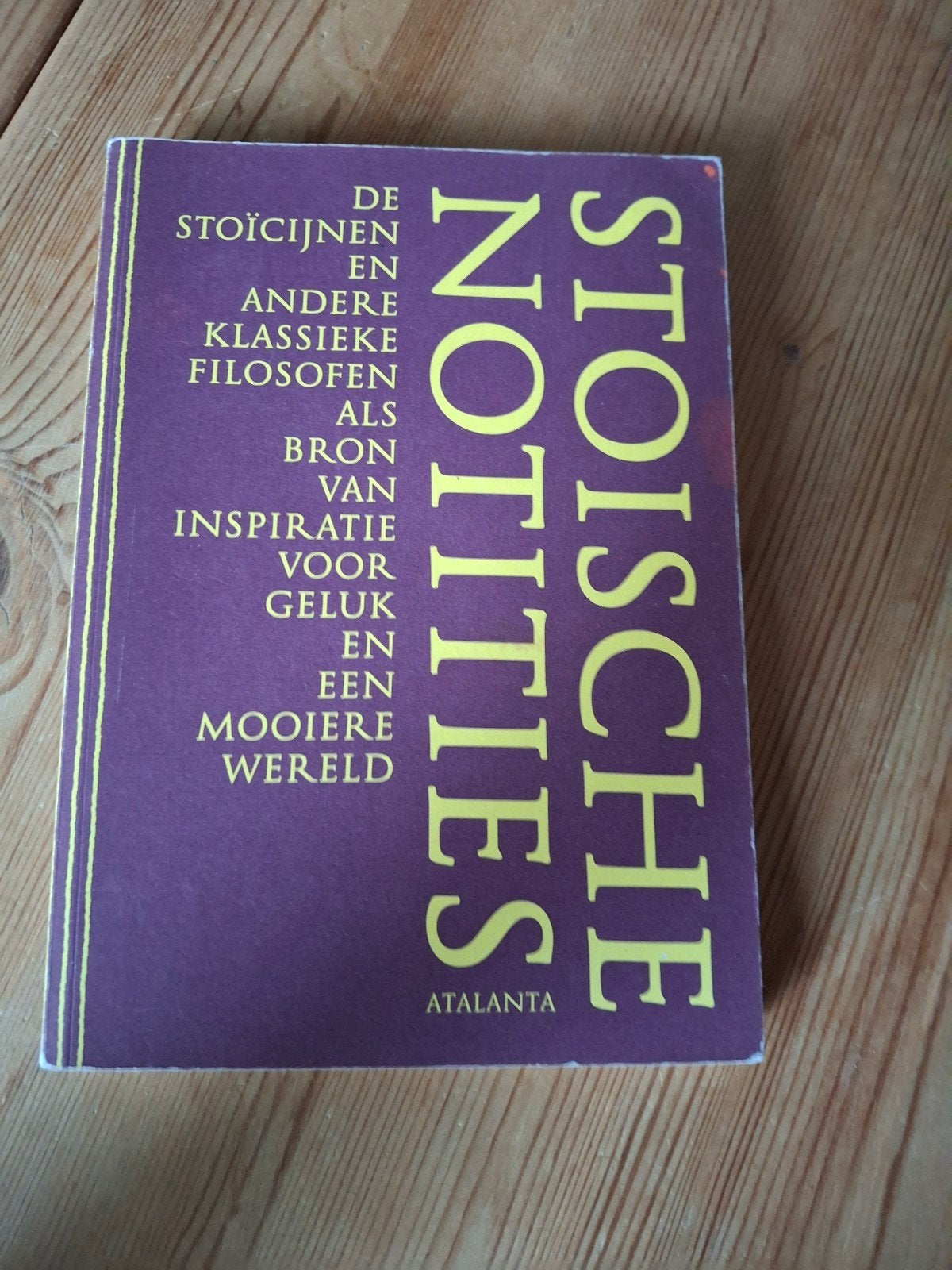 R.W. Wiersma - Stoische notities, Ophalen of Verzenden, Gelezen, R.W. Wiersma