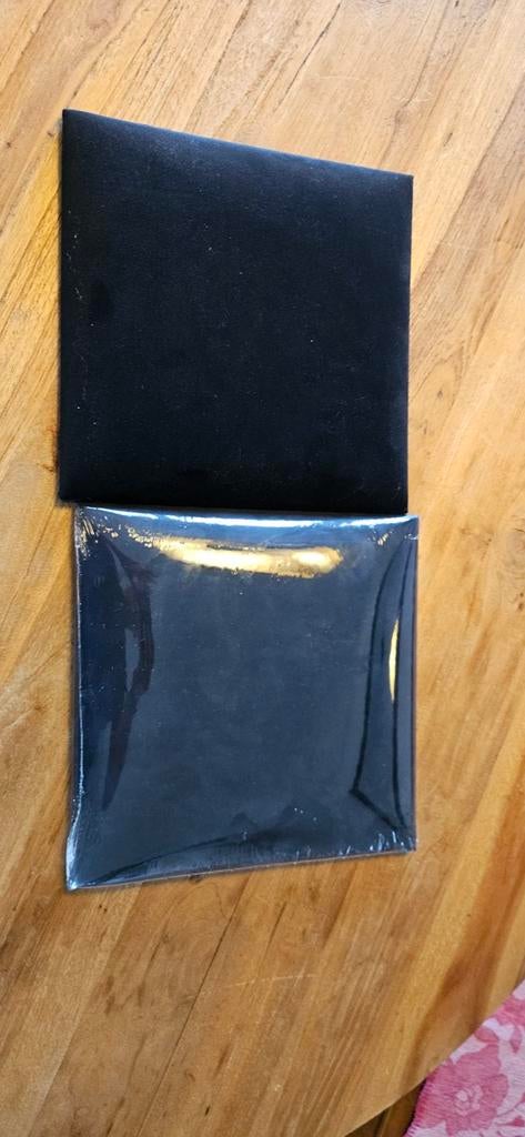 13 x MOLLIS Wandkussen Matt Velvet zwart 30x30 cm, Ophalen of Verzenden, Nieuw