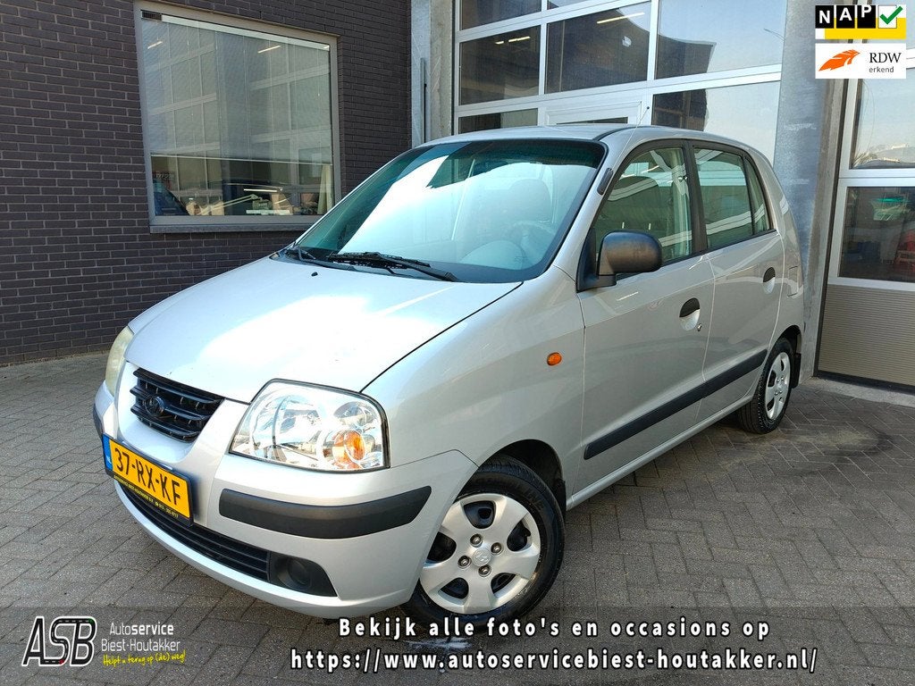 Hyundai Atos 1.1i Active Cool | Airco | Bluetooth Radio, Auto's, Hyundai, Voorwielaandrijving, Gebruikt, 31 €/maand, 4 cilinders