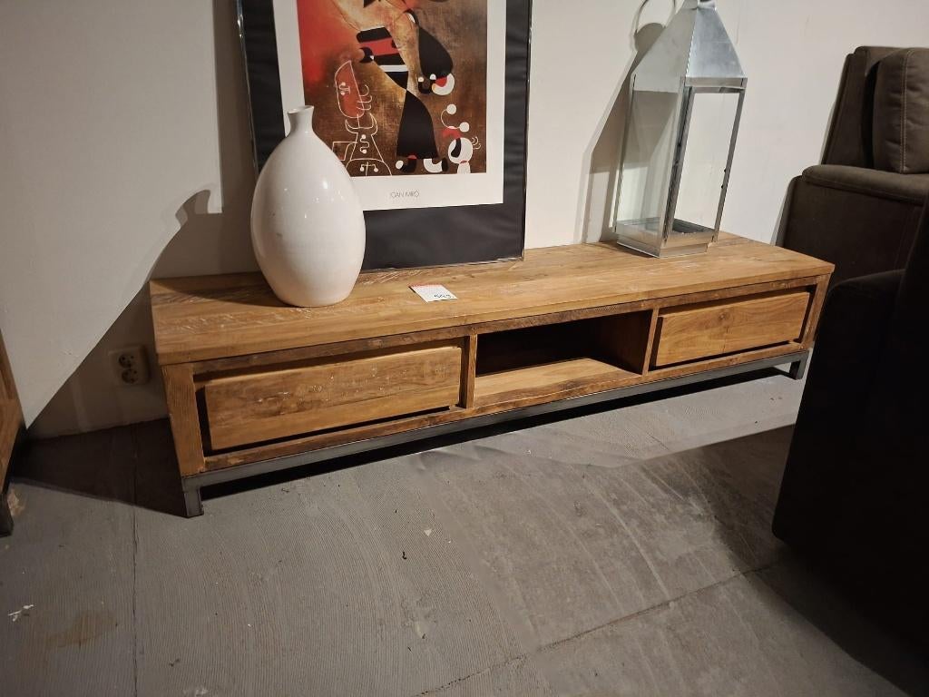 Venetie tv dressoir Tower Living nu voor €359,-, Ophalen, Teakhout, 150 tot 200 cm, Nieuw