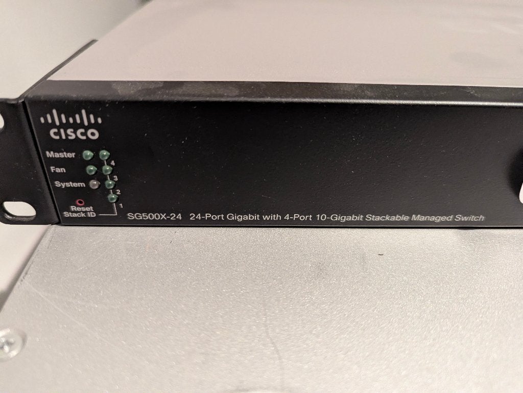 CISCO SG500X-24 24-Port Gigabit Switch DNI174105PV, Ophalen of Verzenden, Gebruikt