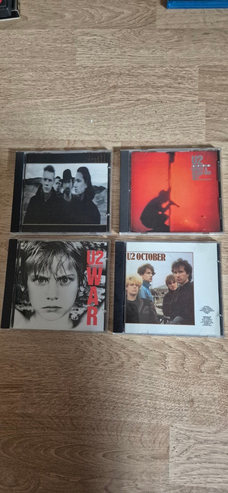 U2 CD : The Joshua Tree, War, October, Under a Blood, Ophalen of Verzenden, Gebruikt, Rock, Album