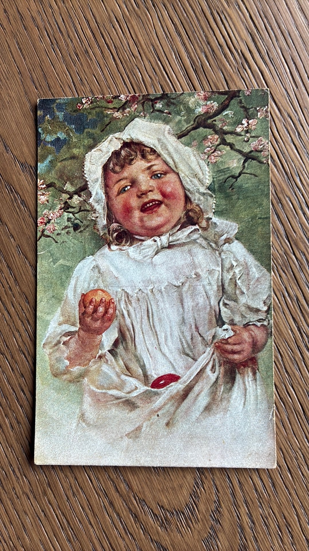 Kleine Lotje. Kinderportret., Ophalen of Verzenden, Voor 1920, Gelopen