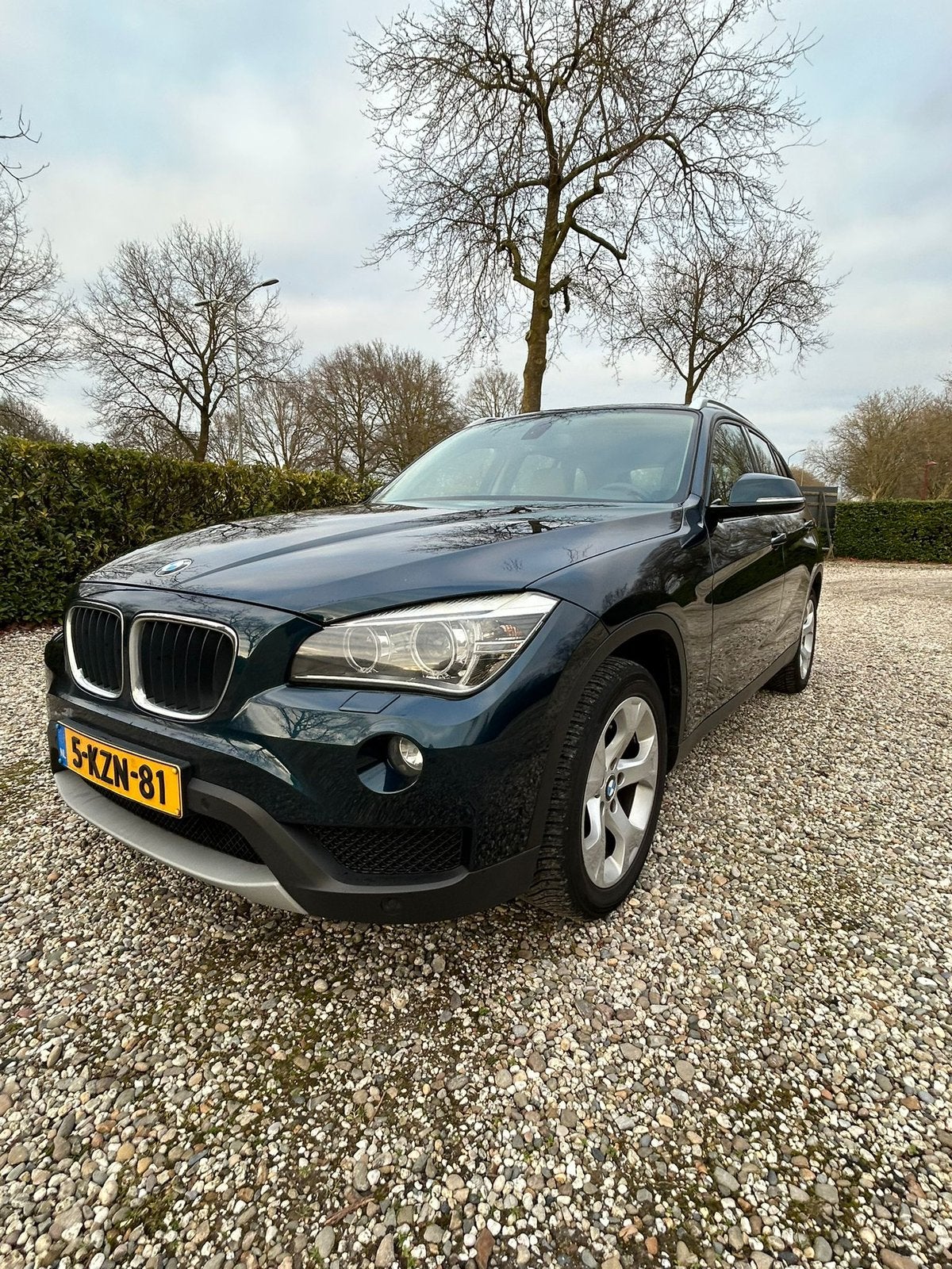 BMW X1 2.0 D Sdrive 18D AUT 2013 Blauw, Auto's, BMW, Euro 5, Beige, Blauw, Diesel