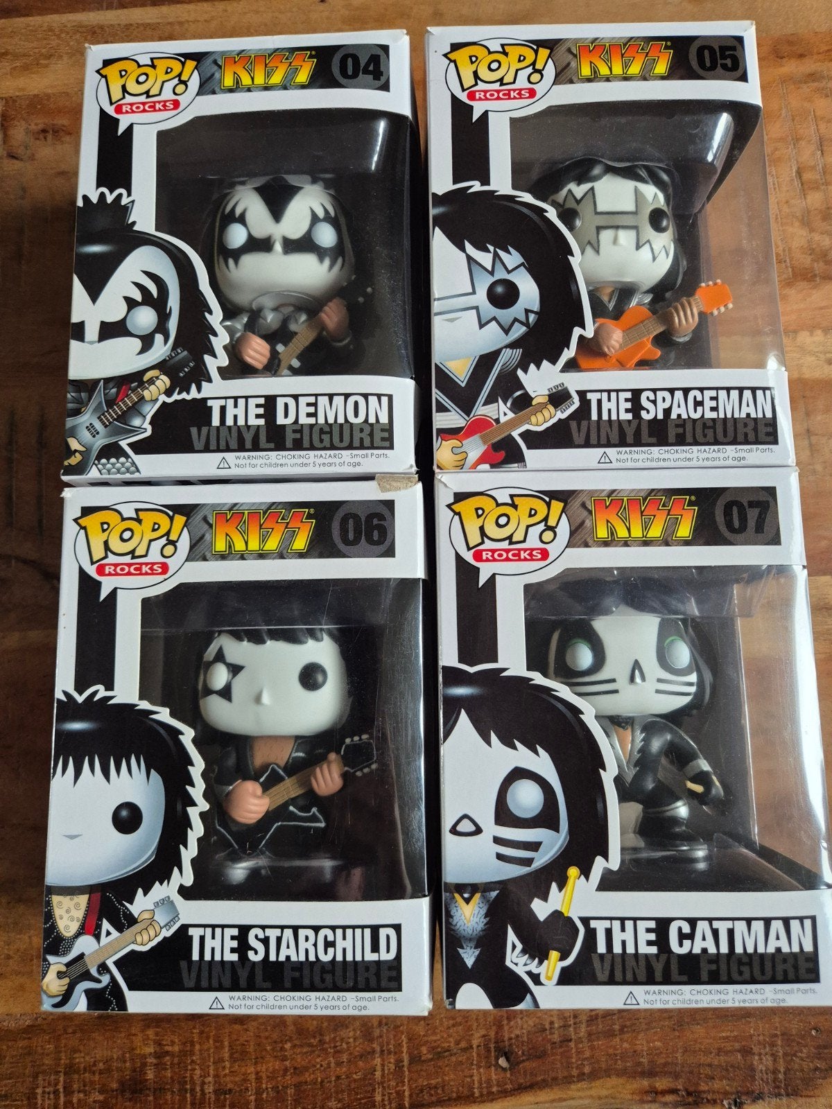kiss band Funko Pop figures, Ophalen of Verzenden, Zo goed als nieuw