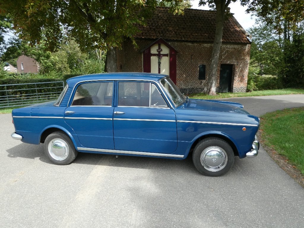 FIAT 1100  R     1968, Achterwielaandrijving, Blauw, Overige kleuren, Handgeschakeld