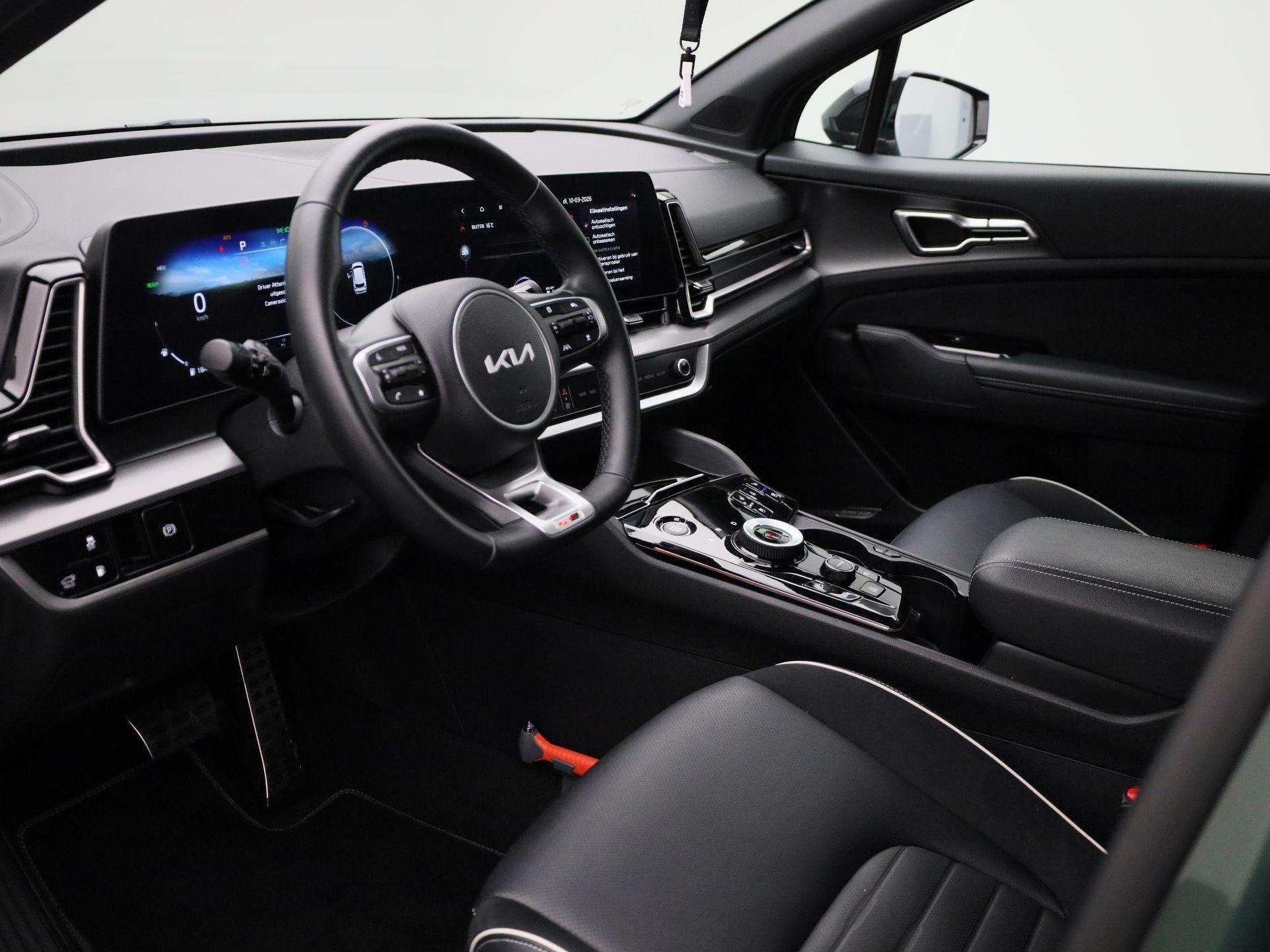 Kia Sportage 1.6 T-GDi Plug-in Hybrid AWD GT-PlusLine Leder, Auto's, 14 kWh, Gebruikt, Euro 6, 4 cilinders