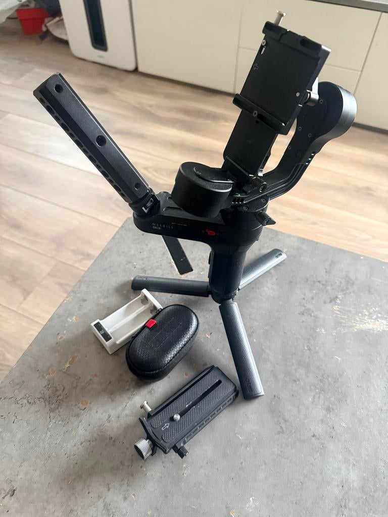 Zhiyun Weebill S Gimbal Stabilisator, Ophalen of Verzenden, Gebruikt, Minder dan 150 cm, Driepoot