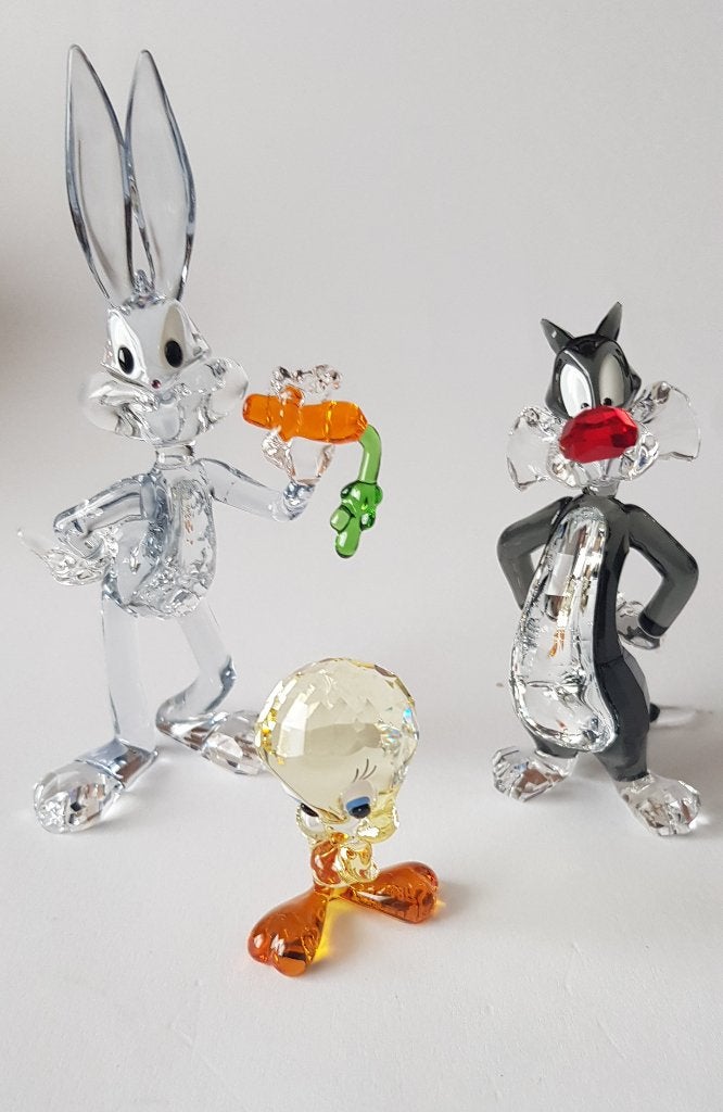 Swarovski Disney Bugs Bunny, Sylvester en Tweety serie, Verzamelen, Swarovski, Wattens, Nieuw, Ophalen of Verzenden, Figuurtje
