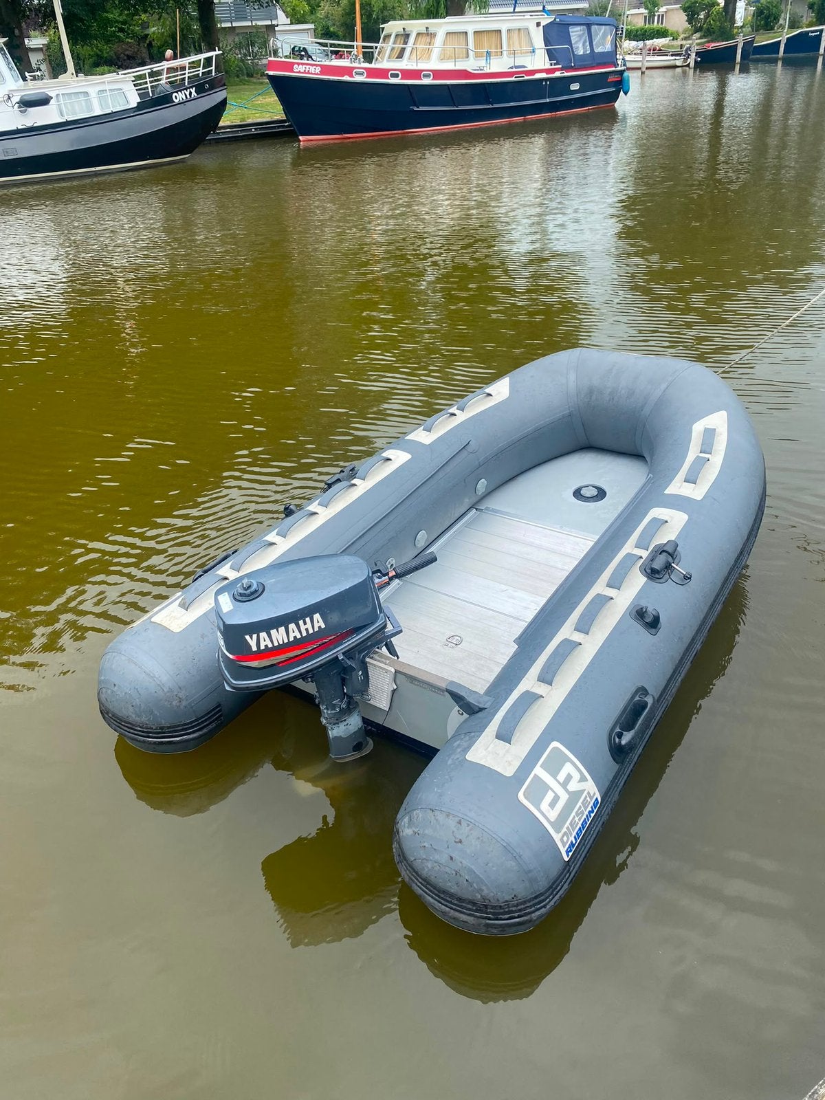 Rubberboot met Yamaha 5pk (peddels inbegrepen), Ophalen, Zo goed als nieuw