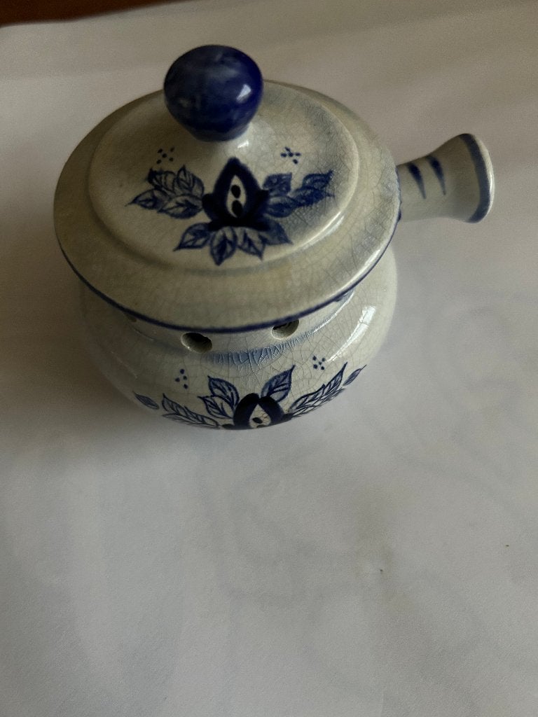 Delfs blauw potje met deksel, Antiek en Kunst, Antiek | Keramiek en Aardewerk, Ophalen of Verzenden