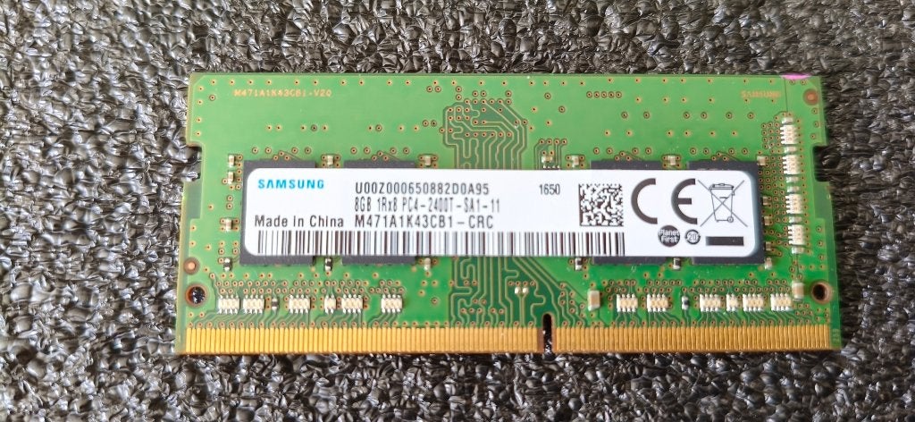 Samsung 8GB DDR4 Laptop RAM (M471A1K43CB1-CRC), Computers en Software, RAM geheugen, Gebruikt, DDR4, Ophalen of Verzenden, Laptop