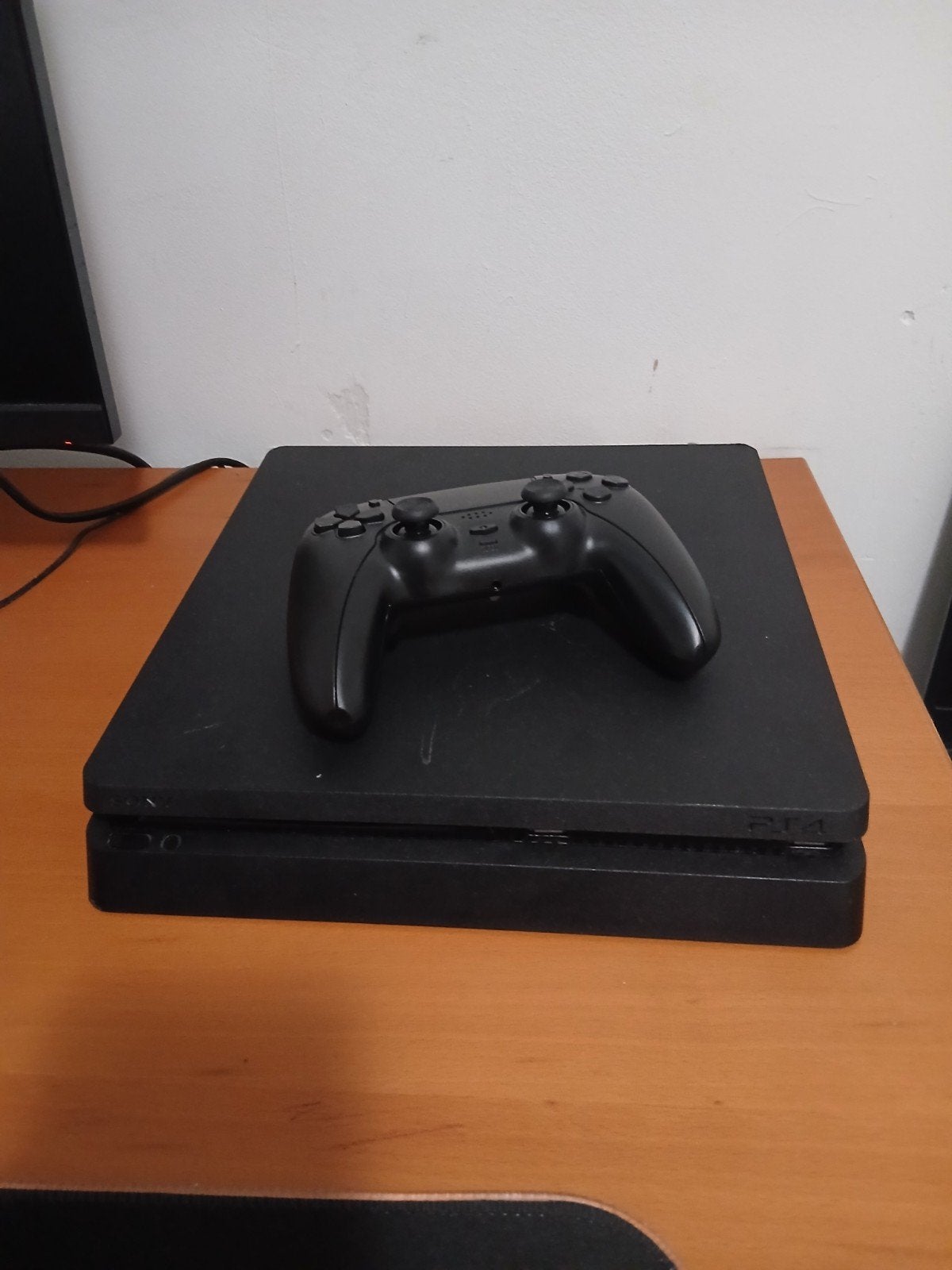 Playstation 4 Slim met 6 games, stuur en pedalen, Ophalen, Met 1 controller, Slim, Gebruikt