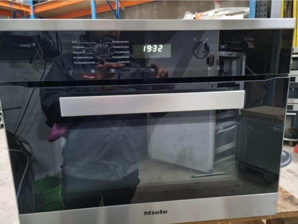 Miele combimagnetron H6200BM, Witgoed en Apparatuur, Magnetrons, Zo goed als nieuw, Inbouw, 45 tot 60 cm, Hete lucht, Ophalen of Verzenden