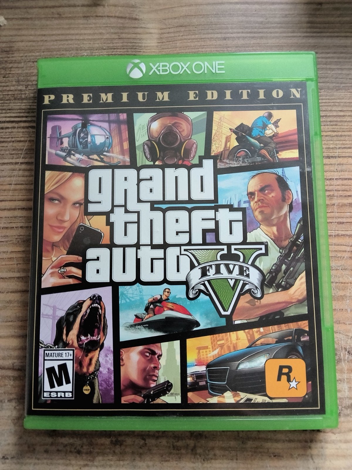 Grand Theft Auto V (GTA 5) Premium Edition Xbox One, Avontuur en Actie, Online, Vanaf 18 jaar, 1 speler