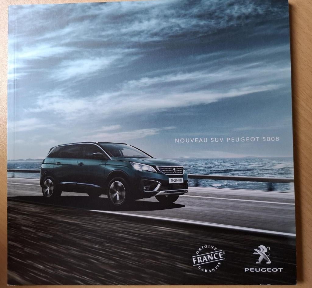 Peugeot 5008 brochure (2017, Frans), Verzenden, Zo goed als nieuw, Peugeot