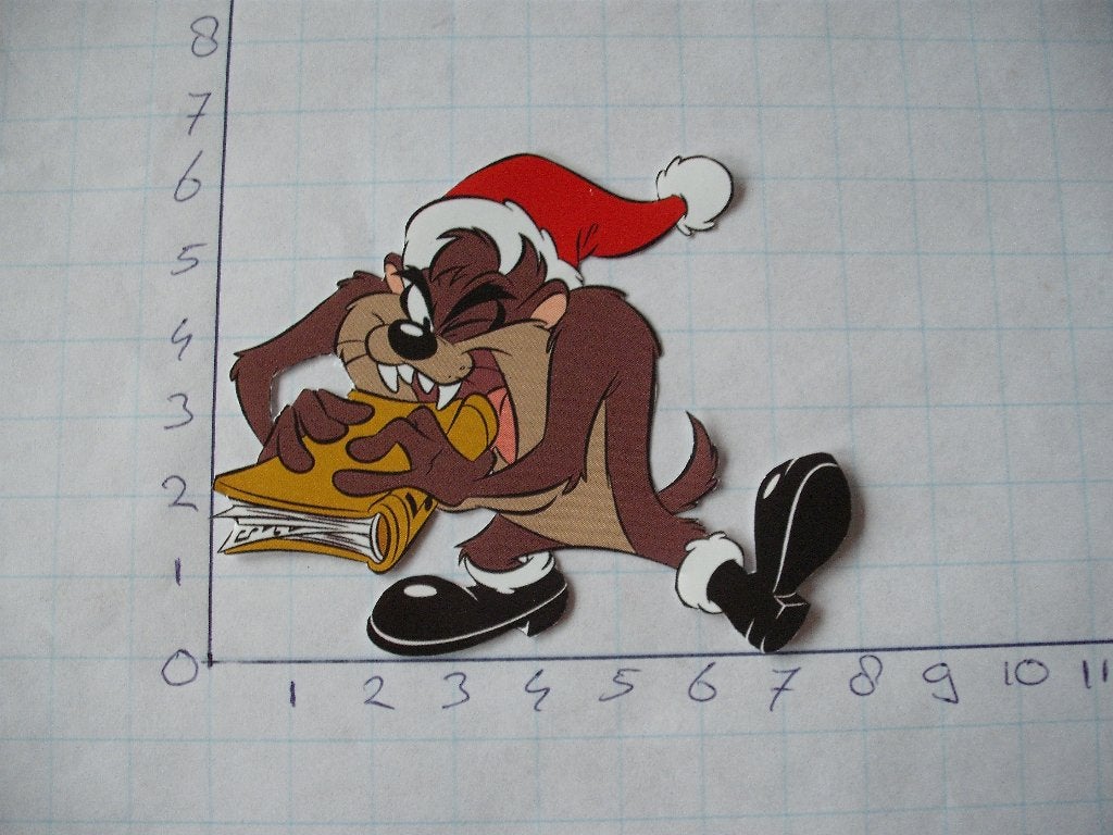 nr. 826 - uitgeknipt 3d plaatje kerst, Ophalen of Verzenden, Nieuw, Kerst, Knipvel
