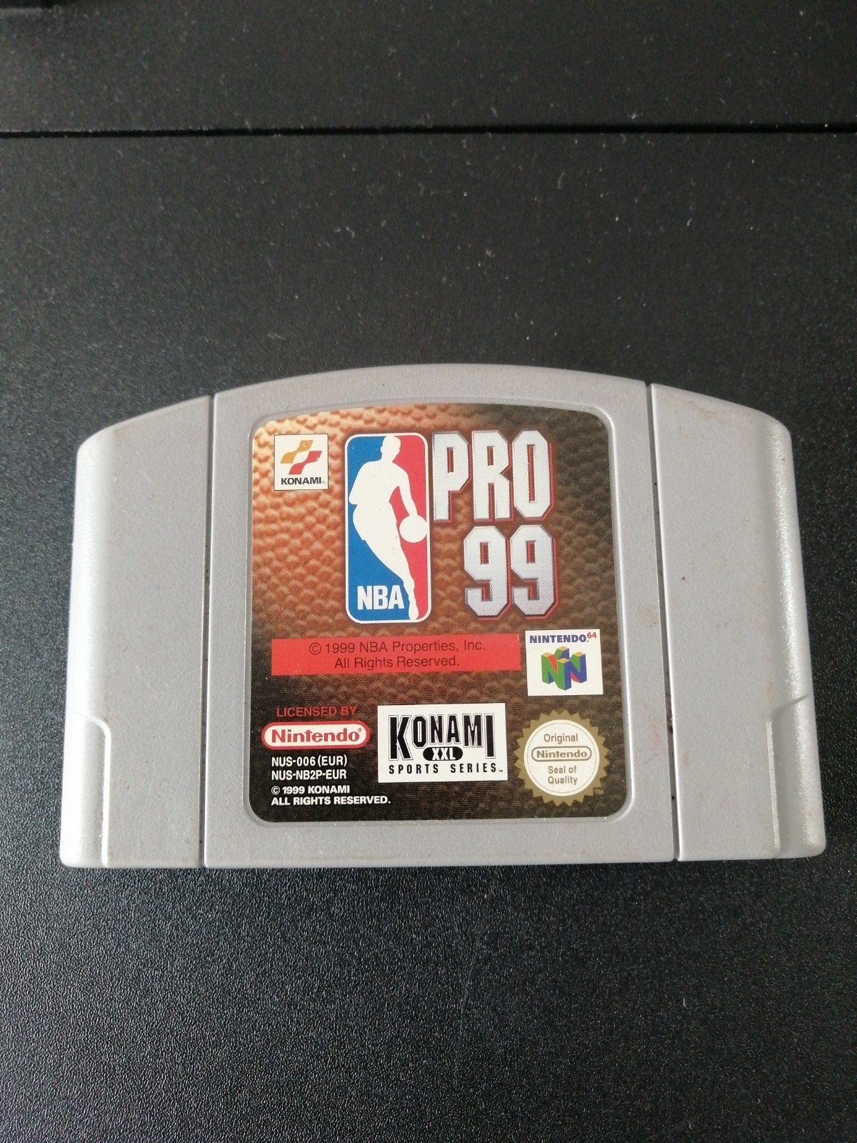 NBA Pro 99 Nintendo 64 Game Pak, Gebruikt, 2 spelers, Ophalen of Verzenden, Vanaf 3 jaar