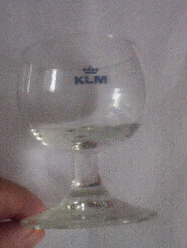 borrelglaasje KLM (vlgnr 10), Ophalen of Verzenden, Zo goed als nieuw, Overige typen