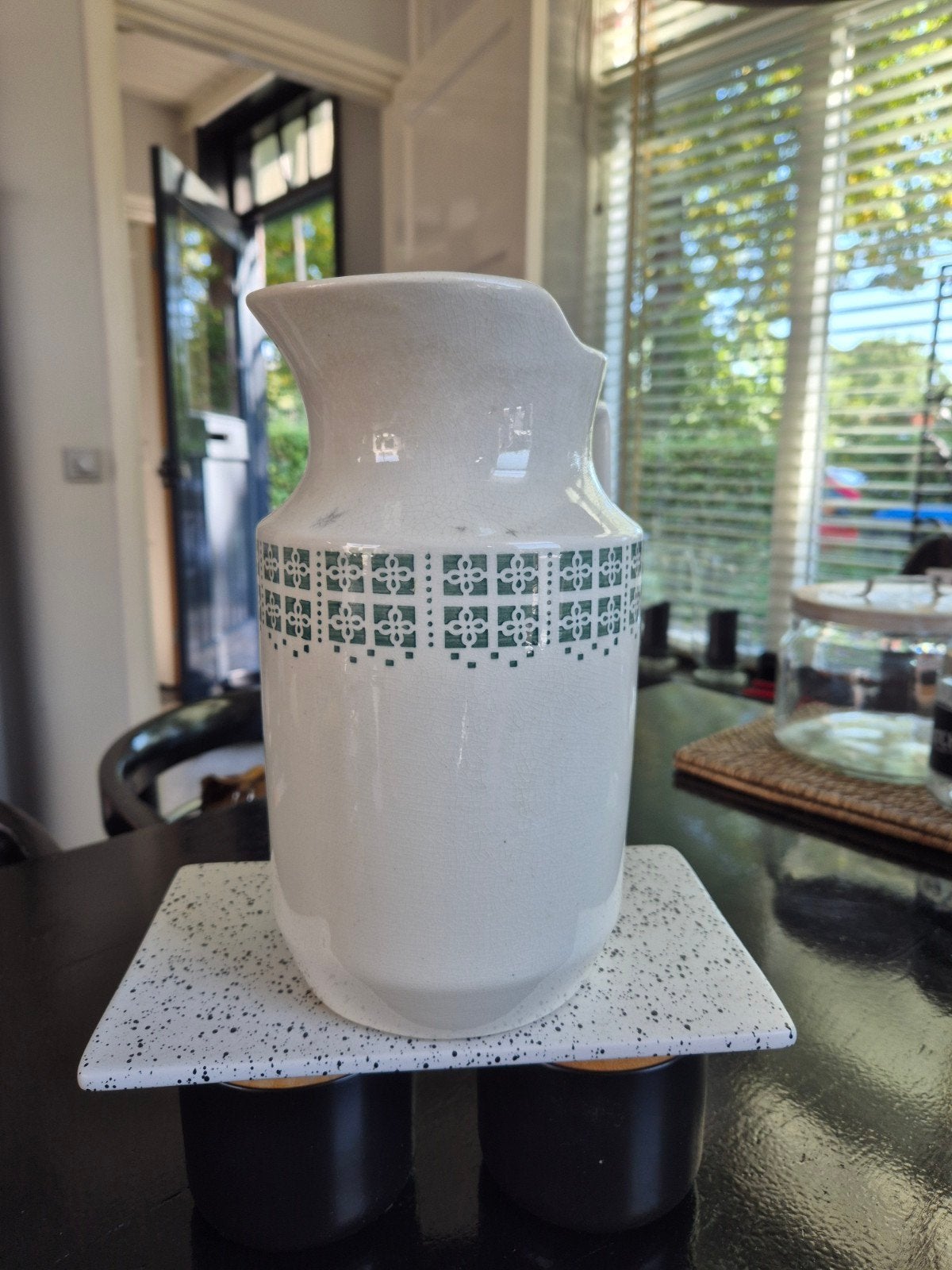 Antieke Art Deco Lampetkan / Vaas – Villeroy & Boch Bo, Ophalen of Verzenden