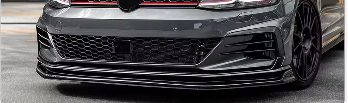 Voorbumperlip voor VW Golf 7 7.5 MK7 GTI, Ophalen of Verzenden