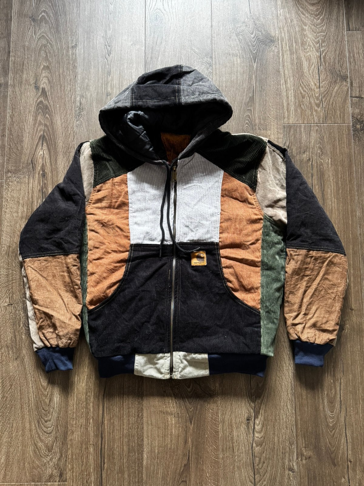 Carhartt Rework Patchwork Corduroy Jacket (Maat L), Verzenden, Nieuw, Maat 52/54 (L), Meerkleurig