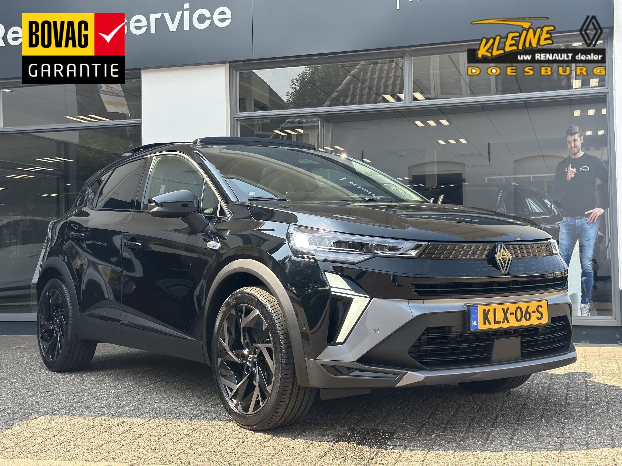 Renault Captur 1.8 E-Tech full hybrid 160 esprit Alpine | Ni, 12 maanden, 4 cilinders, Automatische klimaatregeling, Zwart