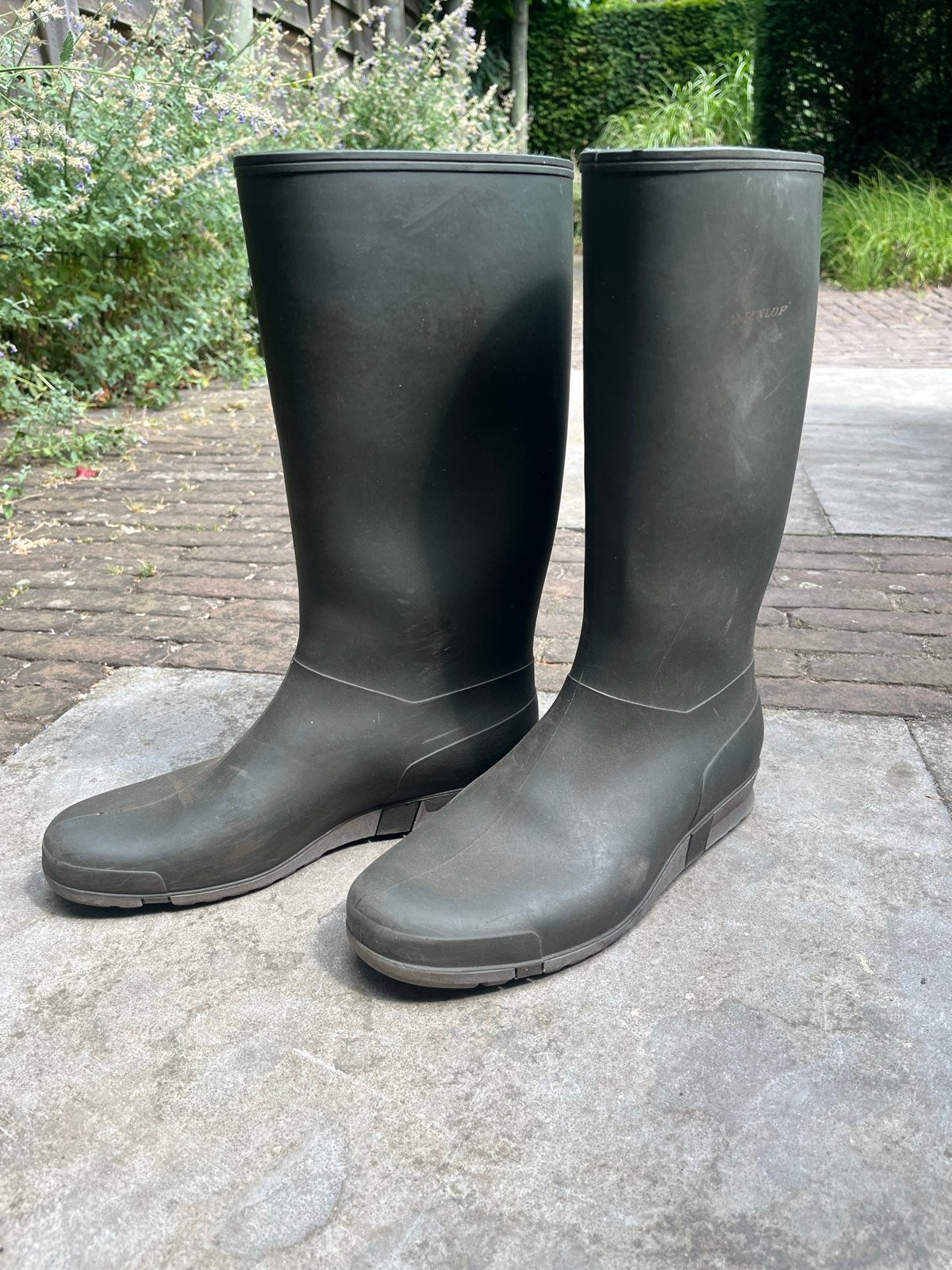 Dunlop Regenlaarzen Maat 42 - (8), Kleding | Dames, Schoenen, Ophalen, Zo goed als nieuw, Groen, Regenlaarzen