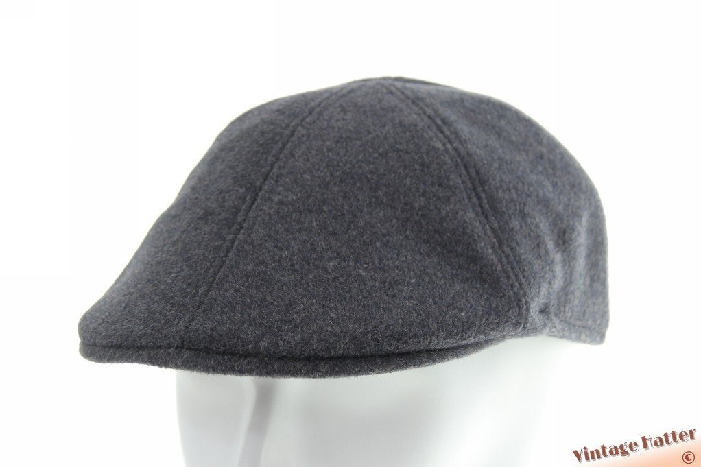 Vintage flatcap Platte panelenpet grijs wolmix 56-61 ZGAN, Ophalen of Verzenden, Zo goed als nieuw, 58 of 59 cm (L, 7¼ of ⅜ inch)