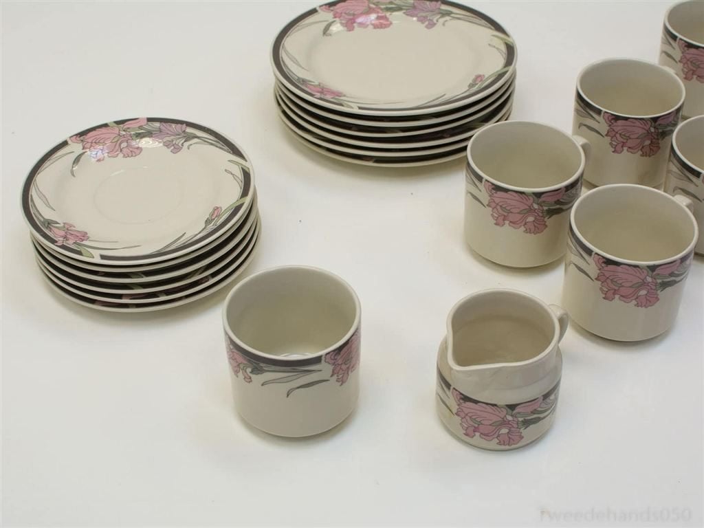 Kun Lun thee/koffie servies 93697, Gebruikt, Ophalen of Verzenden, Bord(en), Overige stijlen