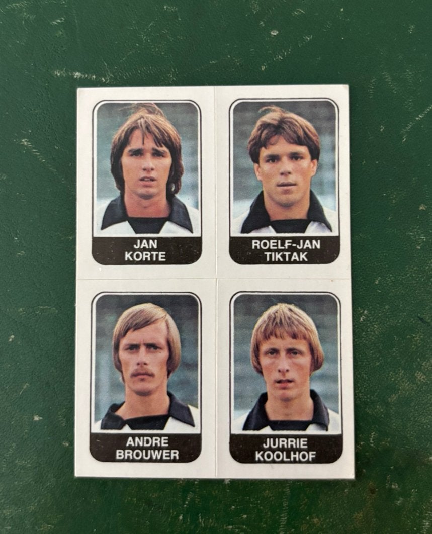 Panini plaatje Veendam voetbal 79 oa Jurrie Koolhof, Ophalen of Verzenden