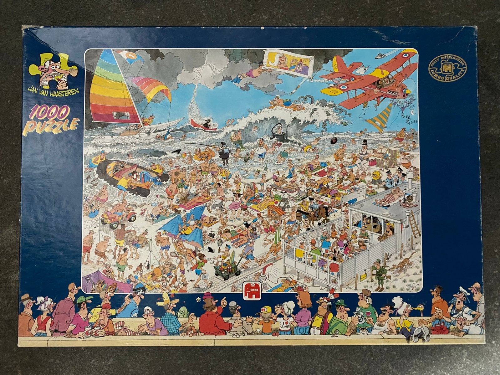 Jan van  Haasteren puzzel, 1500 stukjes, is compleet, Hobby en Vrije tijd, Denksport en Puzzels, Ophalen of Verzenden, 500 t/m 1500 stukjes