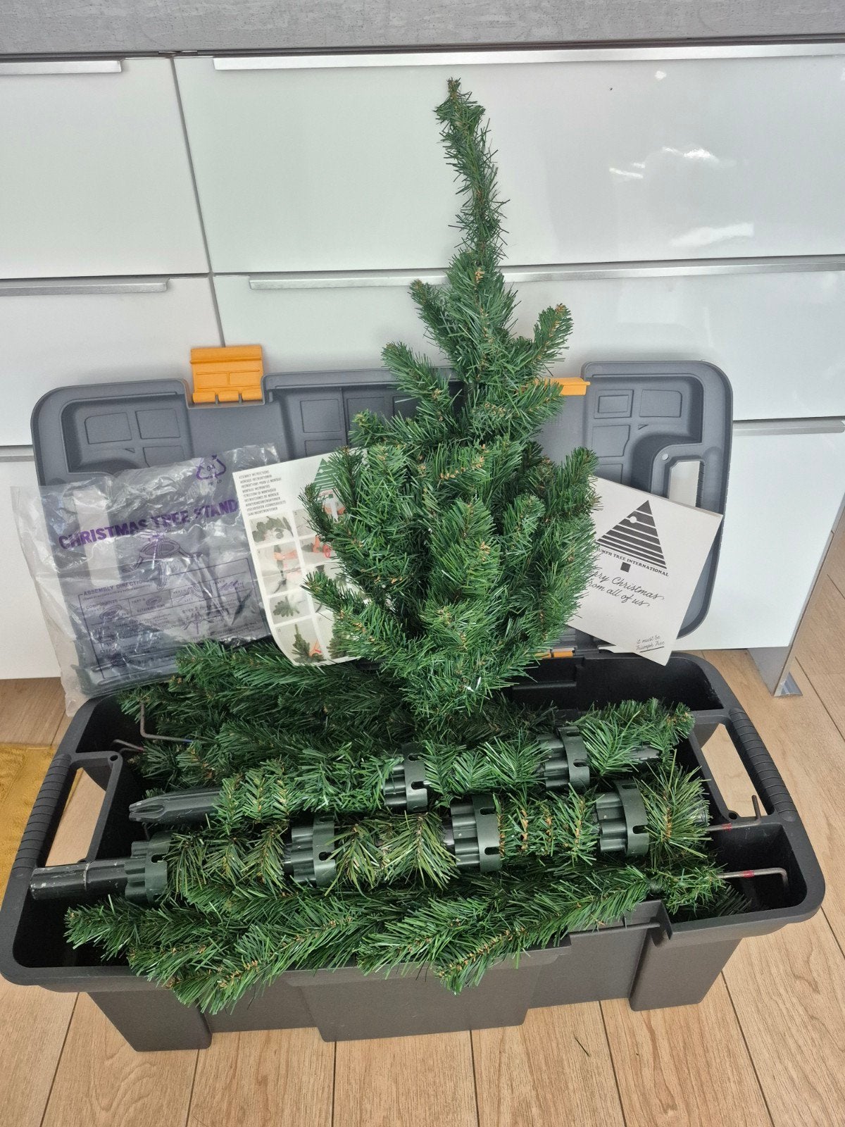 Kunstkerstboom 1.80 hoog Triumph Tree International, Diversen, Ophalen of Verzenden, Zo goed als nieuw