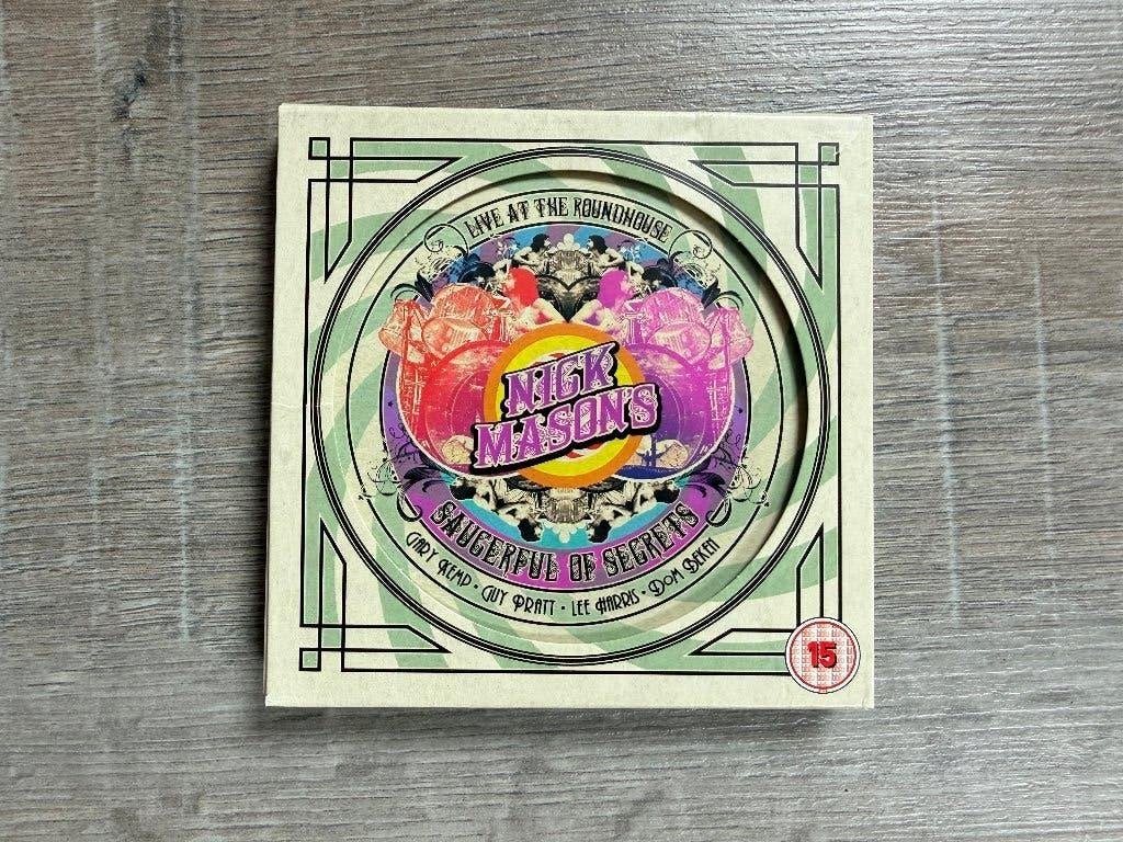 2 cd + 1 dvd Nick Mason - Saucerful of Secrets Live, Ophalen of Verzenden, Zo goed als nieuw, Poprock