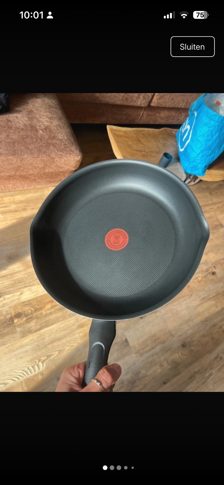 Tefal pan gloednieuw, Pannenkoekenpan, Overige materialen, Tefal, Ophalen of Verzenden