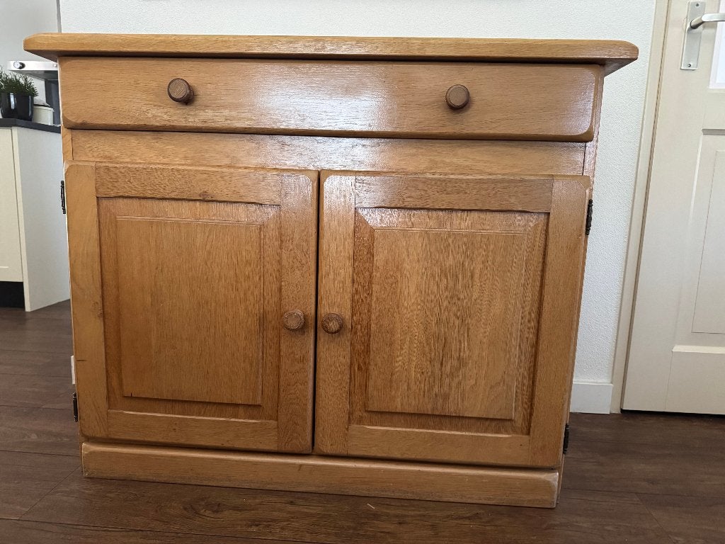 eiken dressoir, Huis en Inrichting, Kasten | Dressoirs, Ophalen, Gebruikt, Eikenhout, 25 tot 50 cm