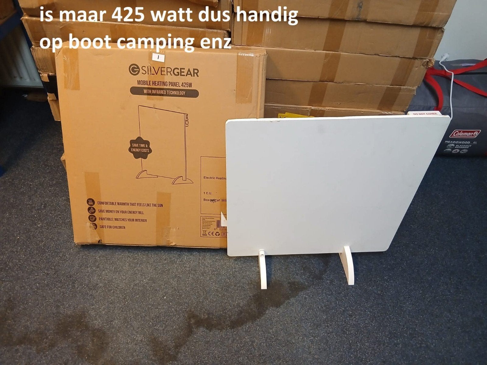 Mobiel Infrarood Paneel 425 W
Nieuwe in doos, Ophalen, 30 tot 80 cm, 60 tot 150 cm, Kachel
