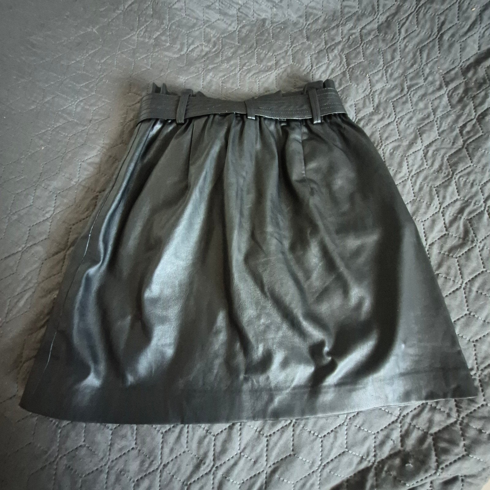 NA-KD Zwart Nepleer Rokje Maat 36 (S), Kleding | Dames, Zwart, Ophalen of Verzenden, Zo goed als nieuw, Maat 36 (S)
