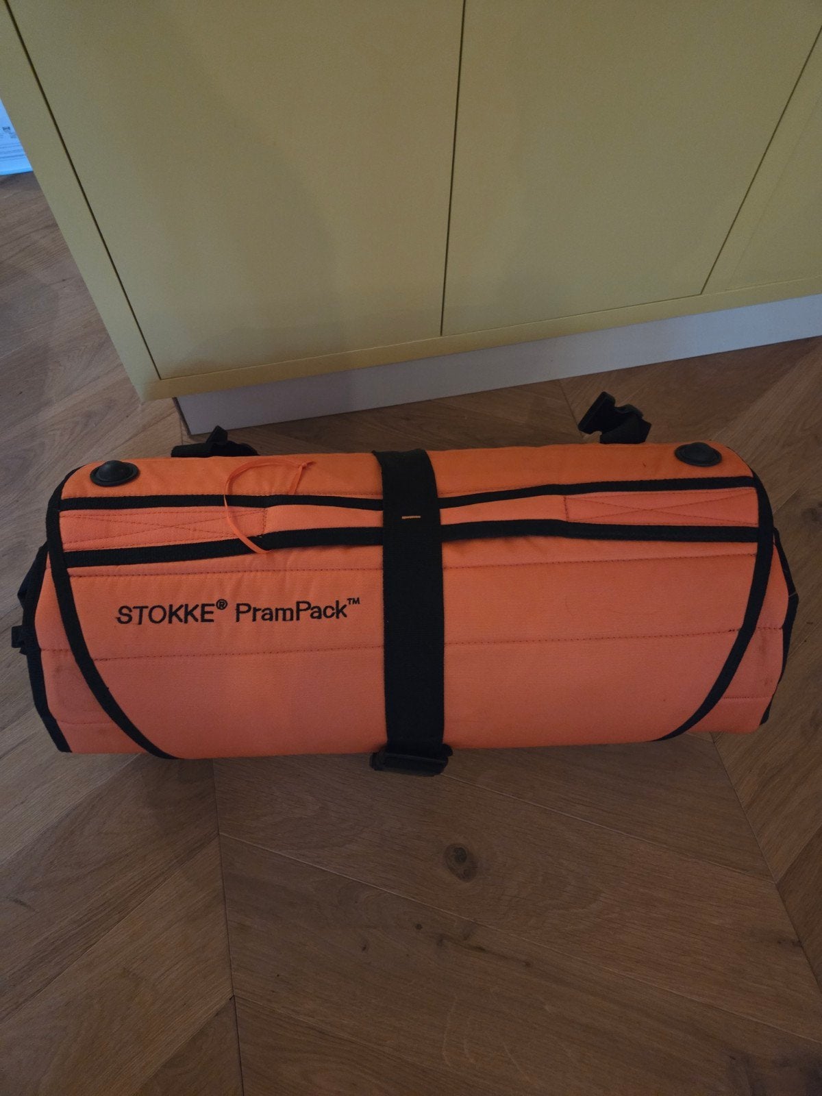 Stokke Prampack, Ophalen of Verzenden, Zo goed als nieuw, Rood, 30 cm of meer