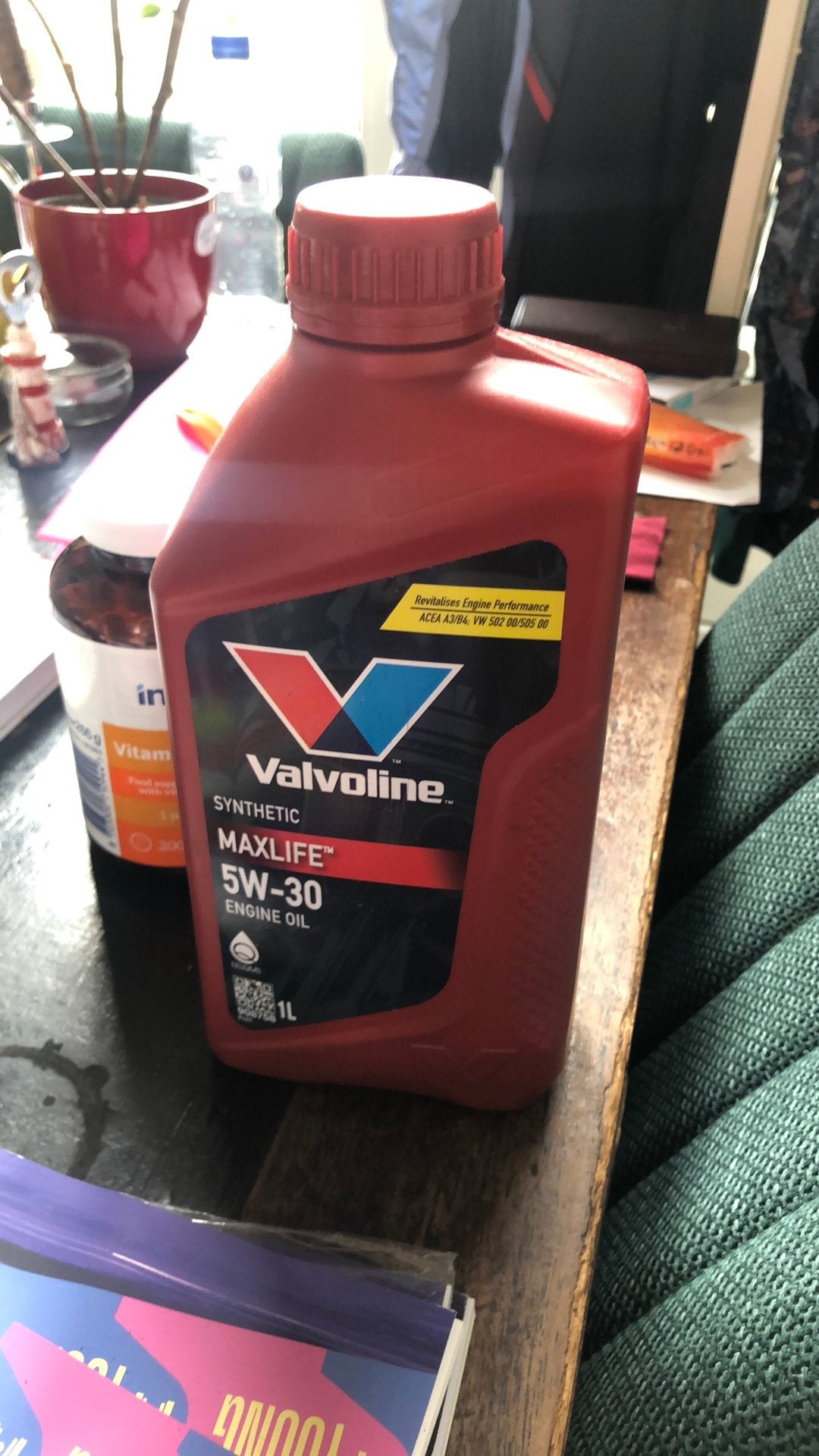Motorolie 5w-30. nog vol, Ophalen of Verzenden