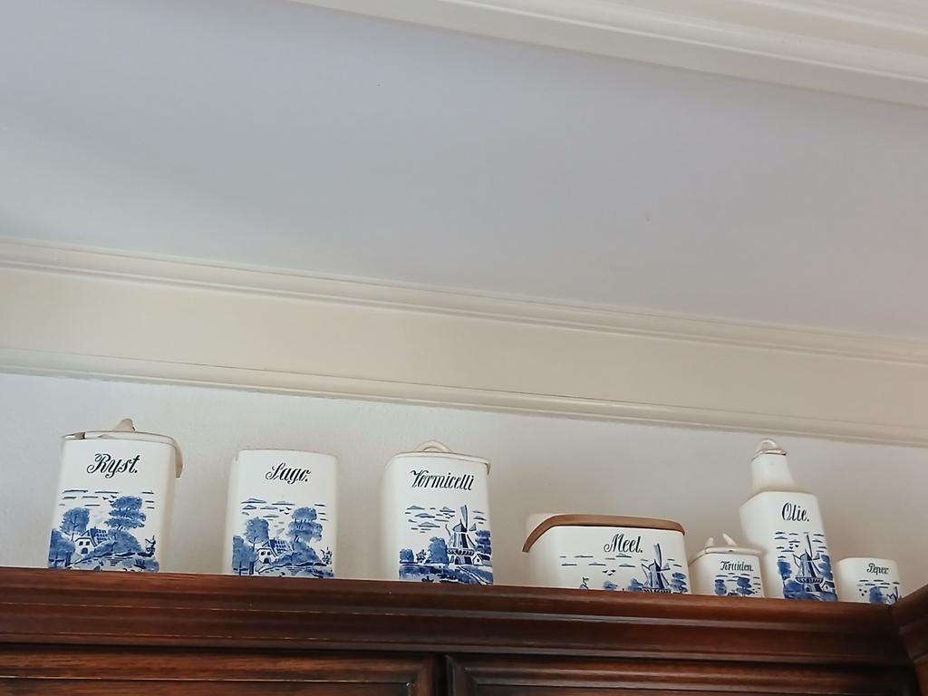 Antieke keuken potten 10 delig, Antiek en Kunst, Ophalen