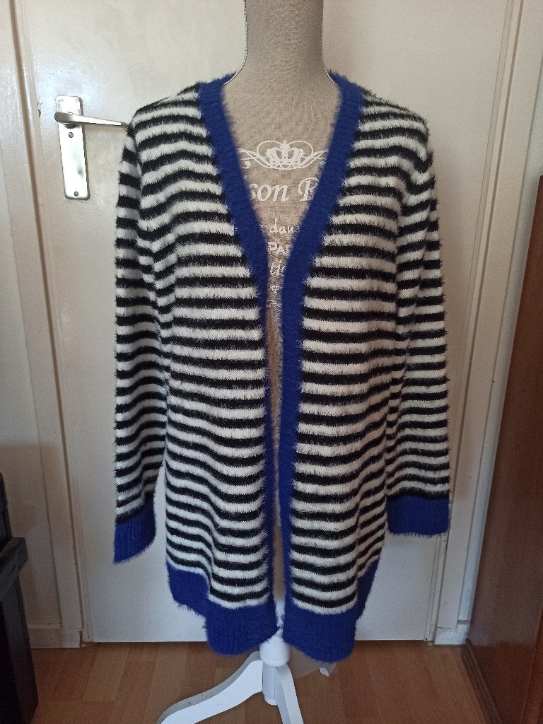 NIEUW! Trendy fluffy lang tuniek vest van Miss Etam maat XL, Maat 46/48 (XL) of groter, Nieuw, Miss Etam, Meerkleurig