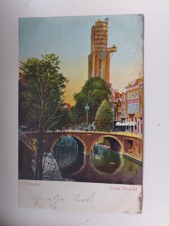 Utrecht, Oude Gracht, Ophalen of Verzenden, Voor 1920, Gelopen, Utrecht