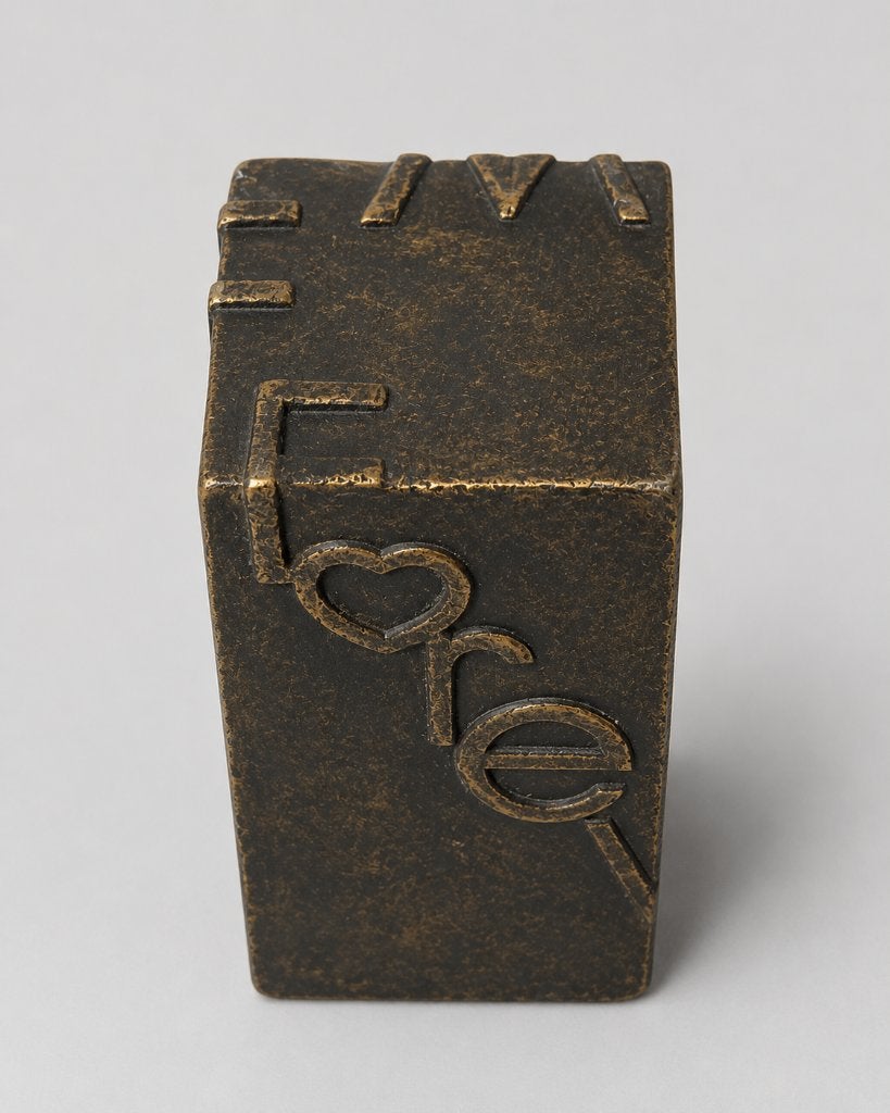 WITH US FOREVER / mini urn, Nieuw, Info@huisentuindecoratiemarie.nl, Huis en tuin decoratie marie, Peize