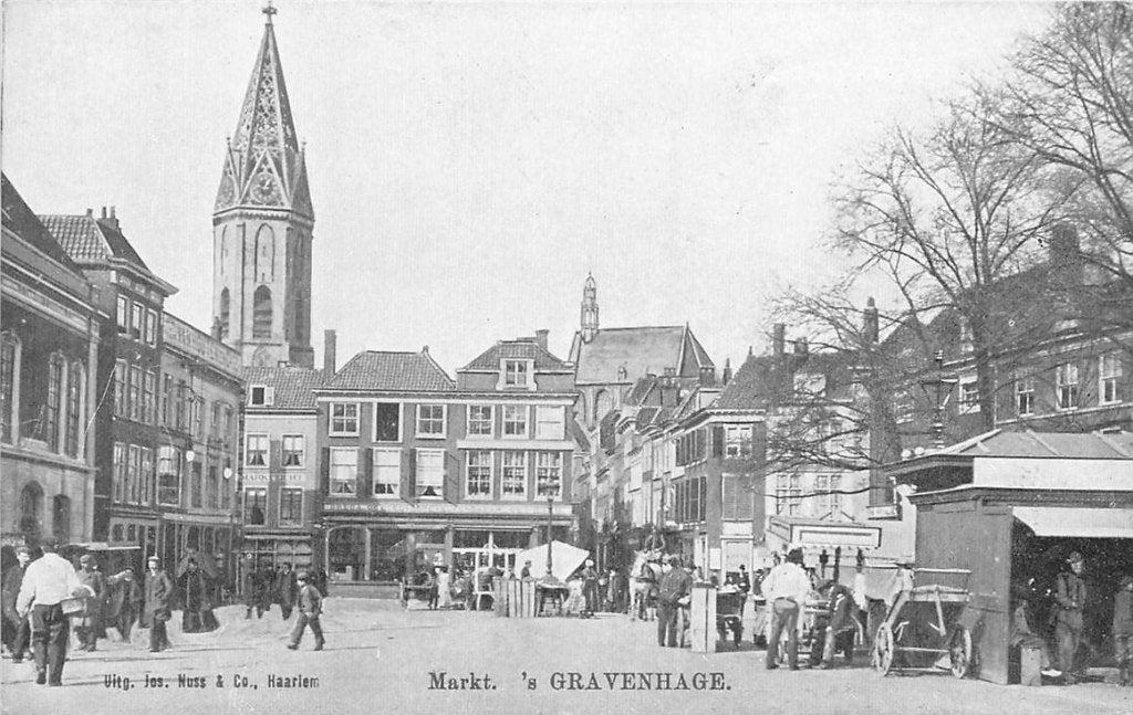 379-070-015 Den Haag  Markt, Verzenden, Voor 1920, Zuid-Holland